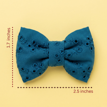 Load image into Gallery viewer, Roses are Red, Violets are Blue - Set of 3 Small Bows