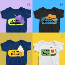 Load image into Gallery viewer, A For Baby Name Personalized Onesie or T Shirt
