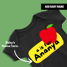 Load image into Gallery viewer, A For Baby Name Personalized Onesie or T Shirt