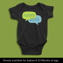 Load image into Gallery viewer, I&#39;m Bilingual Can Cry in 2 Languages Customizable Onesie or T Shirt
