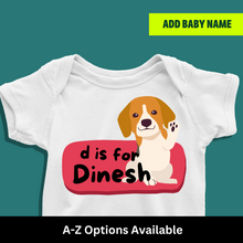 Load image into Gallery viewer, D For Baby Name Personalized Onesie or T Shirt