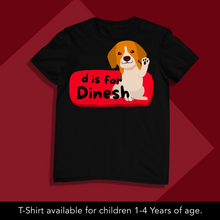 Load image into Gallery viewer, D For Baby Name Personalized Onesie or T Shirt