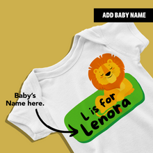 Load image into Gallery viewer, L For Baby Name Personalized Onesie or T Shirt