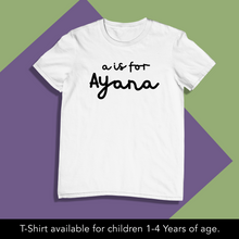 Load image into Gallery viewer, Personalized Baby Name Onesie or T Shirt