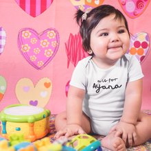 Load image into Gallery viewer, Personalized Baby Name Onesie or T Shirt