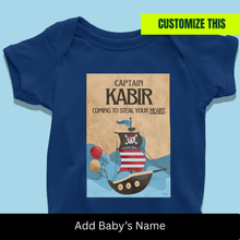 Load image into Gallery viewer, This Pirate will Steal your Heart Onesie or T-Shirt
