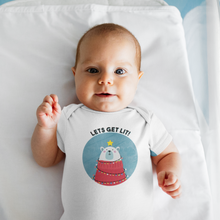 Load image into Gallery viewer, Let's Get Lit Onesie - Christmas Collection