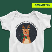 Load image into Gallery viewer, Who Needs Mistletoe Onesie - Christmas Collection
