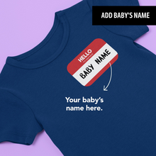 Load image into Gallery viewer, Name Tag Onesie