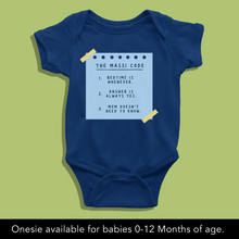 Load image into Gallery viewer, The Massi Code (Choose any relative) Onesie or T Shirt
