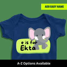 Load image into Gallery viewer, E For Baby Name Personalized Onesie or T Shirt
