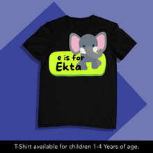 Load image into Gallery viewer, E For Baby Name Personalized Onesie or T Shirt
