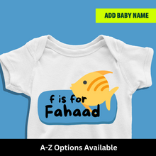 Load image into Gallery viewer, F For Baby Name Personalized Onesie or T Shirt

