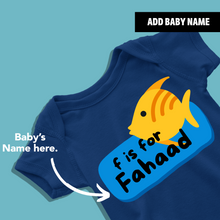 Load image into Gallery viewer, F For Baby Name Personalized Onesie or T Shirt
