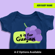 Load image into Gallery viewer, G For Baby Name Personalized Onesie or T Shirt
