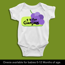 Load image into Gallery viewer, G For Baby Name Personalized Onesie or T Shirt
