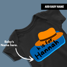 Load image into Gallery viewer, H For Baby Name Personalized Onesie or T Shirt
