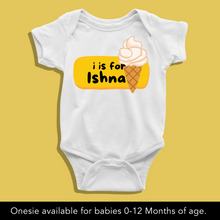 Load image into Gallery viewer, I For Baby Name Personalized Onesie or T Shirt
