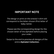 Load image into Gallery viewer, G For Baby Name Personalized Onesie or T Shirt
