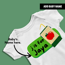 Load image into Gallery viewer, J For Baby Name Personalized Onesie or T Shirt

