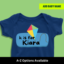 Load image into Gallery viewer, K For Baby Name Personalized Onesie or T Shirt
