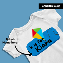 Load image into Gallery viewer, K For Baby Name Personalized Onesie or T Shirt
