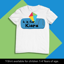 Load image into Gallery viewer, K For Baby Name Personalized Onesie or T Shirt
