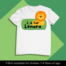 Load image into Gallery viewer, L For Baby Name Personalized Onesie or T Shirt
