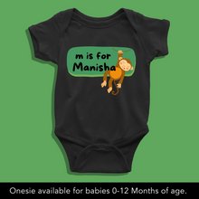 Load image into Gallery viewer, M For Baby Name Personalized Onesie or T Shirt
