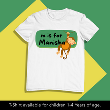 Load image into Gallery viewer, M For Baby Name Personalized Onesie or T Shirt
