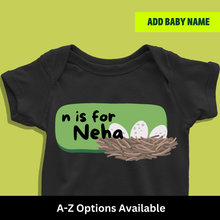 Load image into Gallery viewer, N For Baby Name Personalized Onesie or T Shirt
