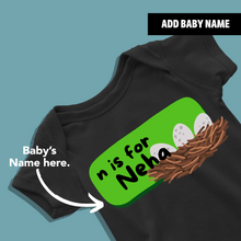 Load image into Gallery viewer, N For Baby Name Personalized Onesie or T Shirt
