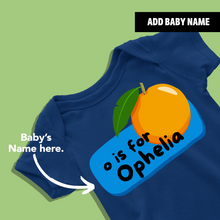 Load image into Gallery viewer, O For Baby Name Personalized Onesie or T Shirt
