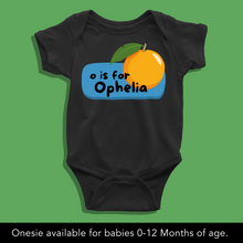 Load image into Gallery viewer, O For Baby Name Personalized Onesie or T Shirt
