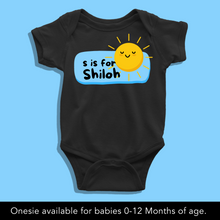 Load image into Gallery viewer, S For Baby Name Personalized Onesie or T Shirt
