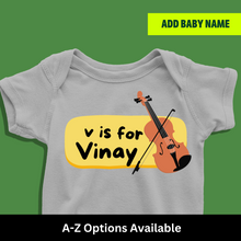 Load image into Gallery viewer, V For Baby Name Personalized Onesie or T Shirt
