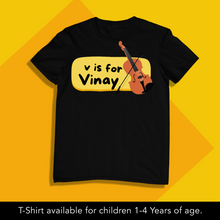 Load image into Gallery viewer, V For Baby Name Personalized Onesie or T Shirt
