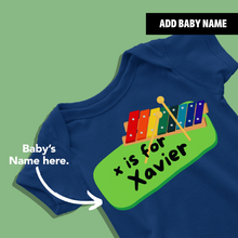 Load image into Gallery viewer, X For Baby Name Personalized Onesie or T Shirt
