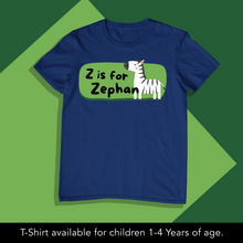 Load image into Gallery viewer, Z For Baby Name Personalized Onesie or T Shirt

