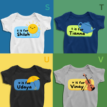 Load image into Gallery viewer, G For Baby Name Personalized Onesie or T Shirt
