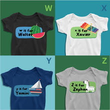Load image into Gallery viewer, G For Baby Name Personalized Onesie or T Shirt
