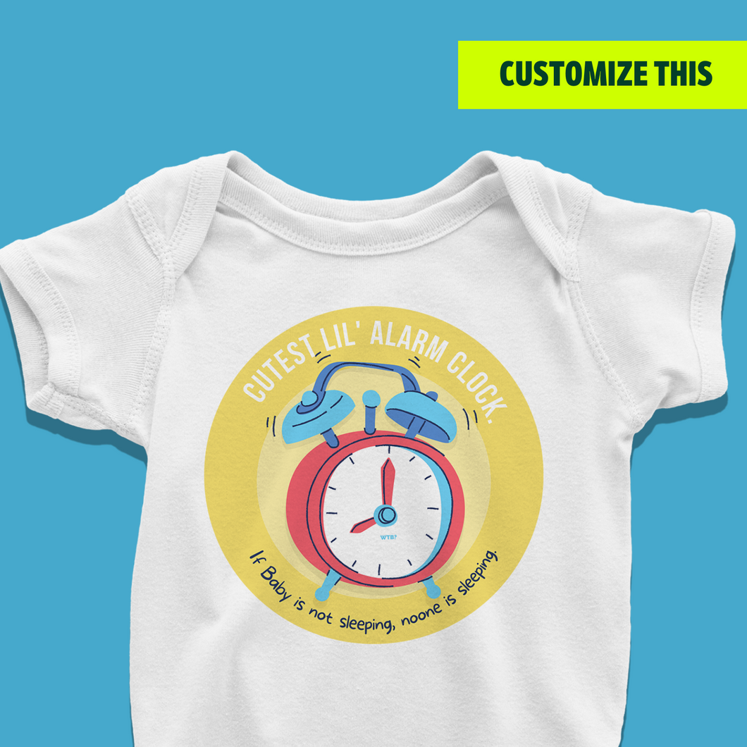Cutest Alarm Clock Onesie