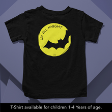 Load image into Gallery viewer, Bat-Baby - Up all Knight Onesie or T-Shirt
