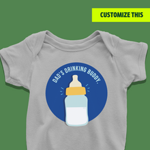 Load image into Gallery viewer, Dad&#39;s Drinking Buddy Onesie

