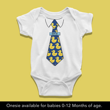 Load image into Gallery viewer, Ducky Tie Baby Onesie or T-Shirt
