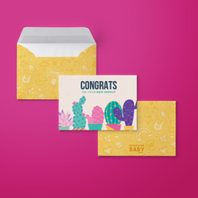 Load image into Gallery viewer, New Sprout - Customised Greeting Card
