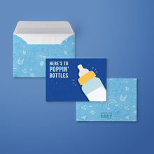 Load image into Gallery viewer, Poppin&#39; Bottles - Customised Greeting Card
