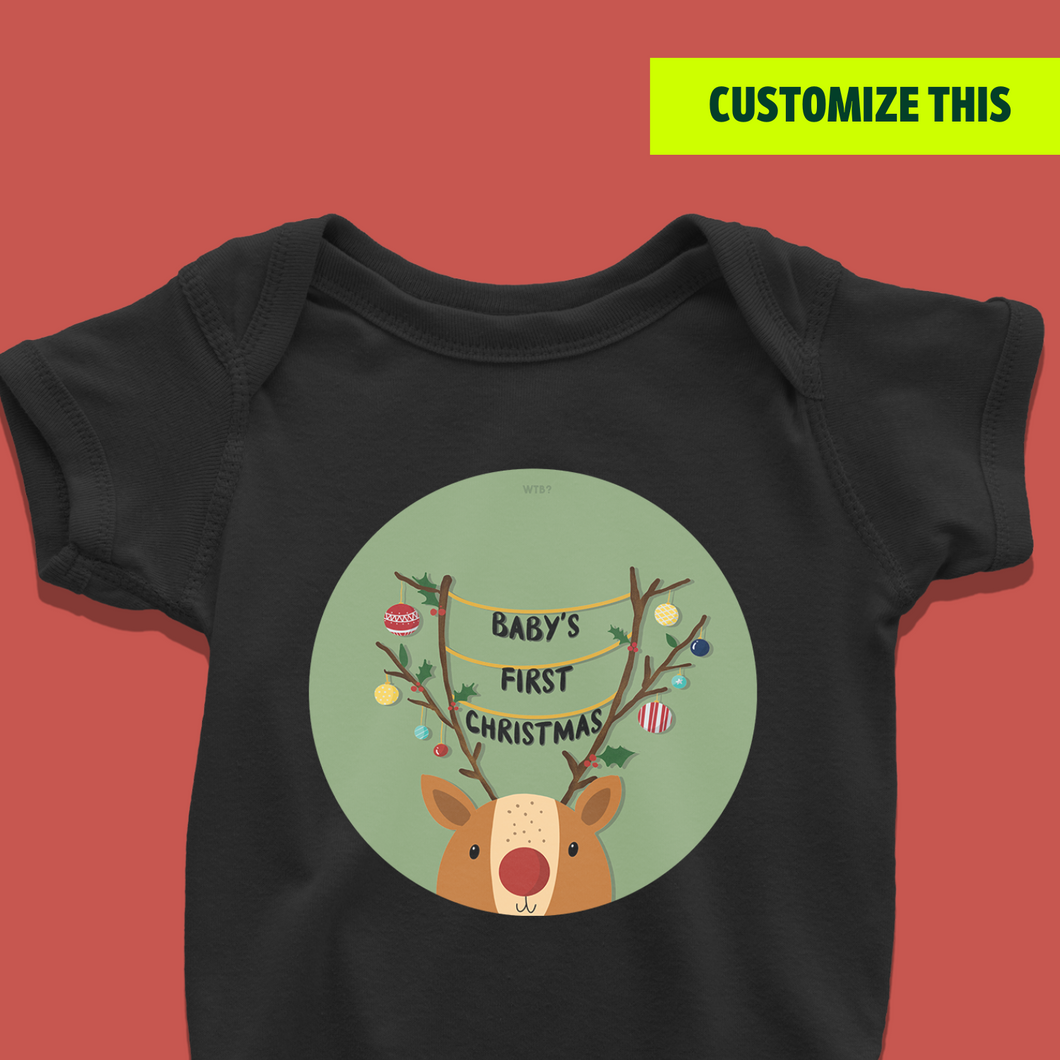 Baby's First Christmas Onesie - Christmas Collection