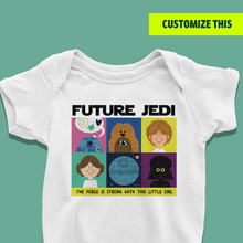 Load image into Gallery viewer, Future Jedi Baby Onesie or T-Shirt
