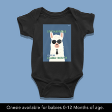 Load image into Gallery viewer, Spit Happens - Don&#39;t be llama about it Onesie
